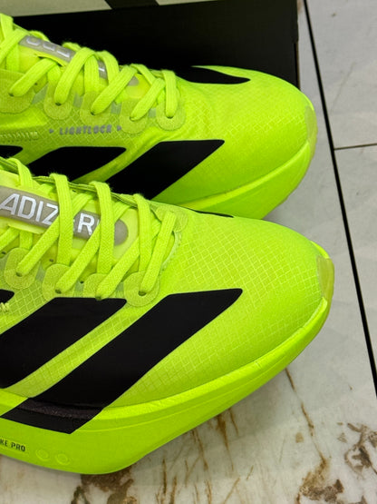 标准品牌版： adidas Adizero Adios Pro 4 Running Shoes - Solar Yellow / Core Black