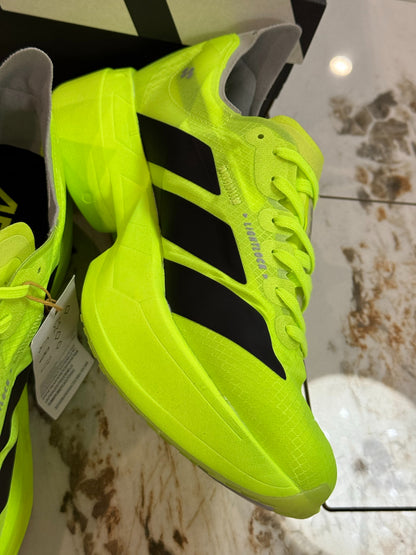 标准品牌版： adidas Adizero Adios Pro 4 Running Shoes - Solar Yellow / Core Black