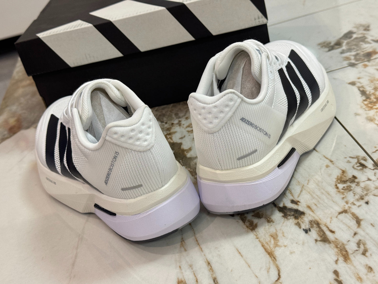 adidas Adizero Boston 13 "Cloud White / Core Black"