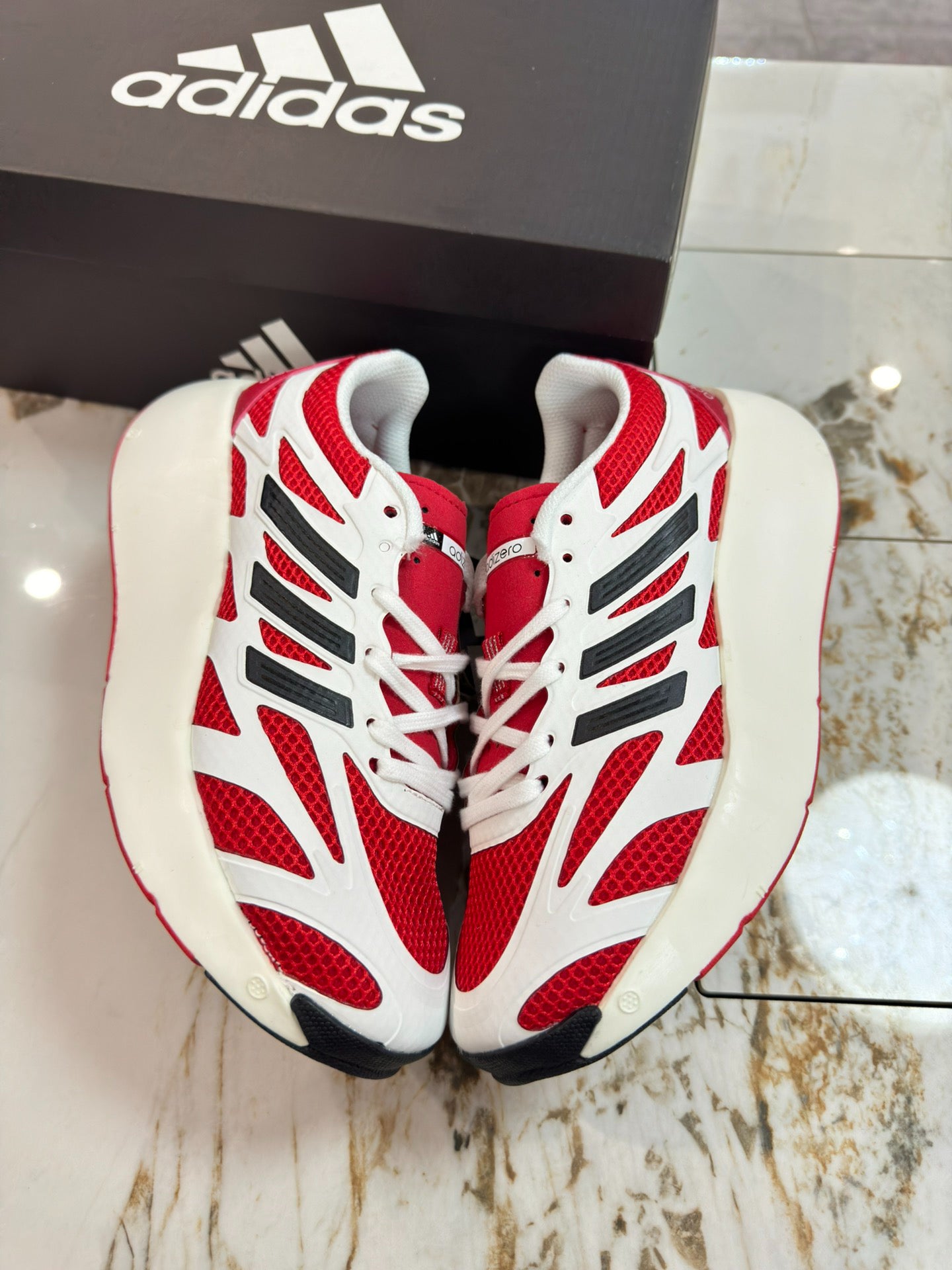 adidas Adizero Aruku "White Pure Ruby"