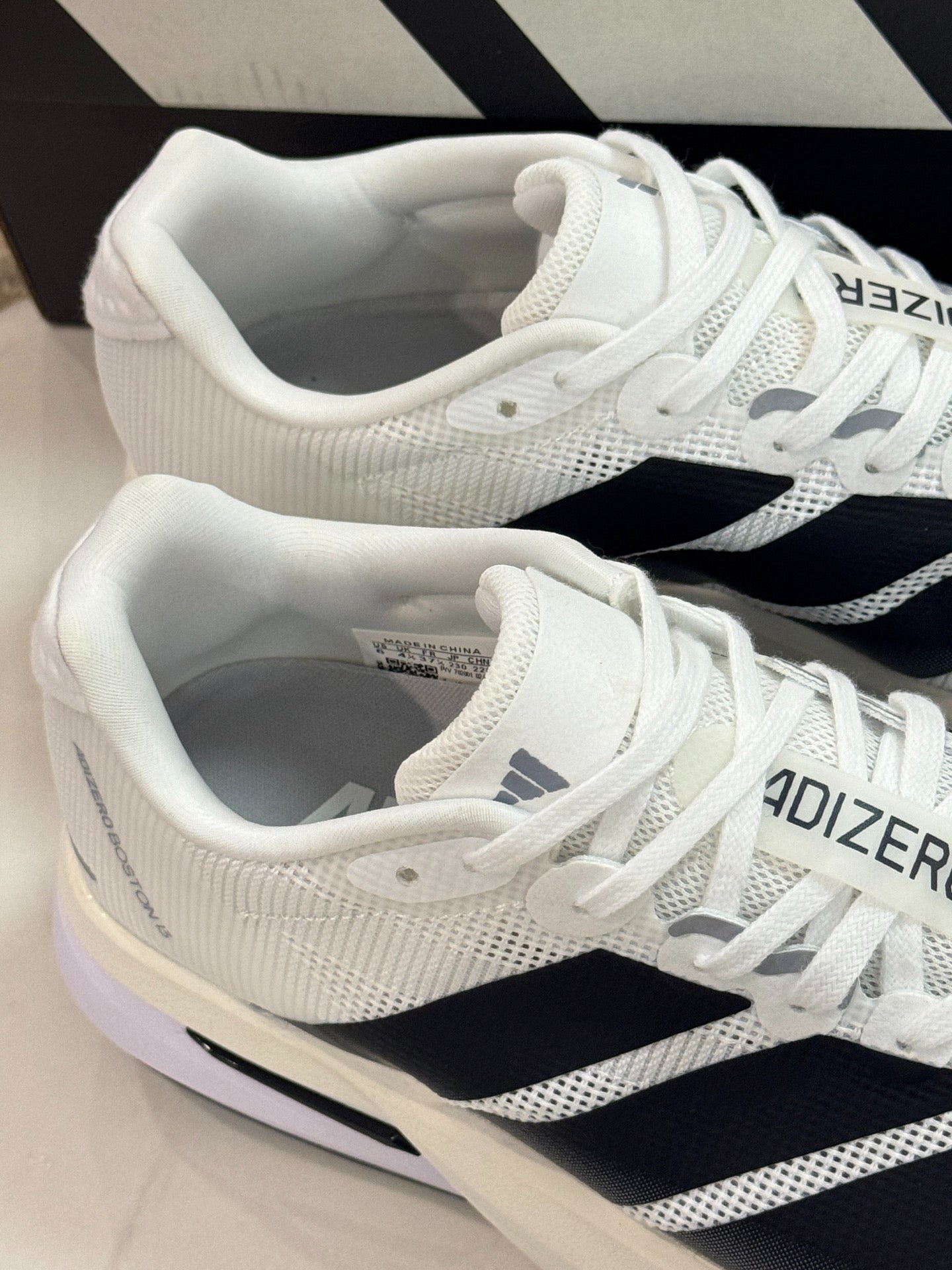 adidas Adizero Boston 13 "Cloud White / Core Black"