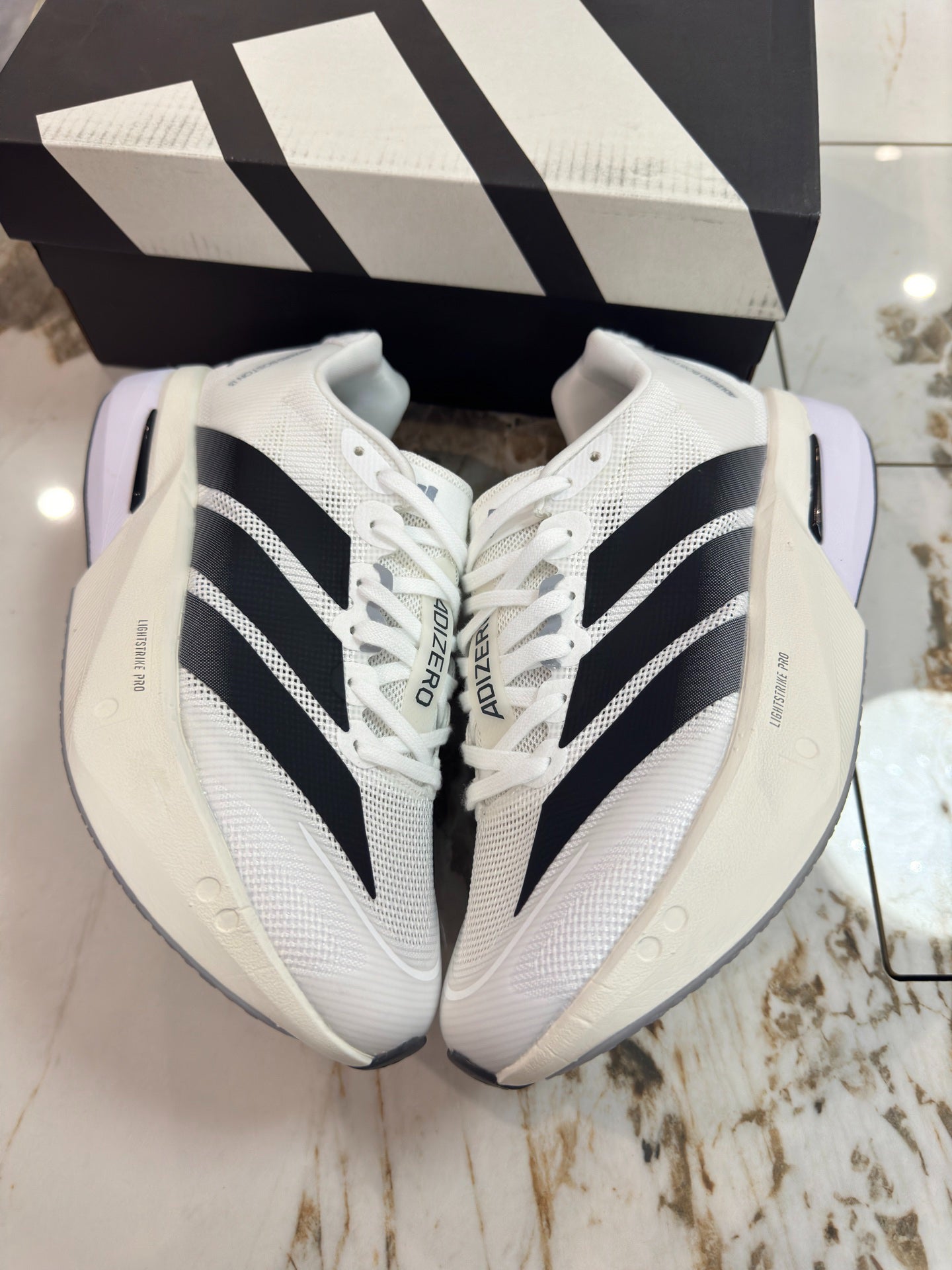 adidas Adizero Boston 13 "Cloud White / Core Black"