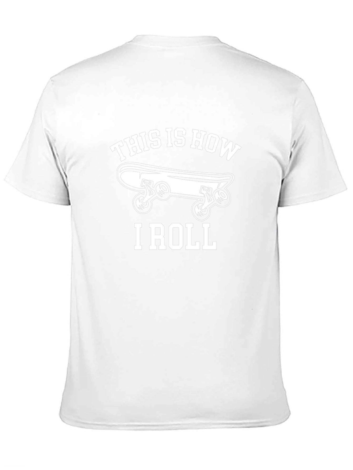 Skateboard Graphic Tee - This is How I Roll