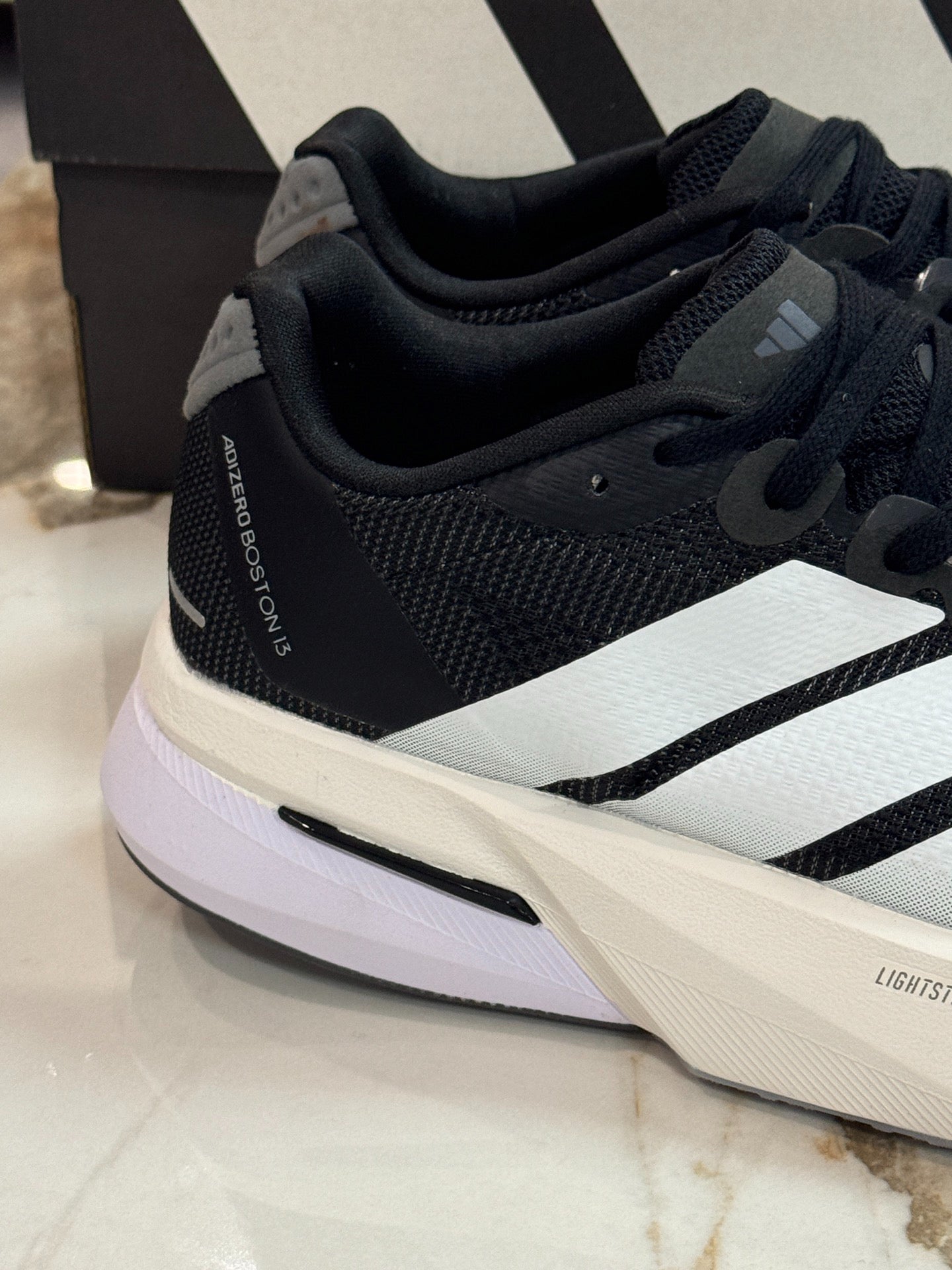 adidas Adizero Boston 13 "Core Black / Cloud White"