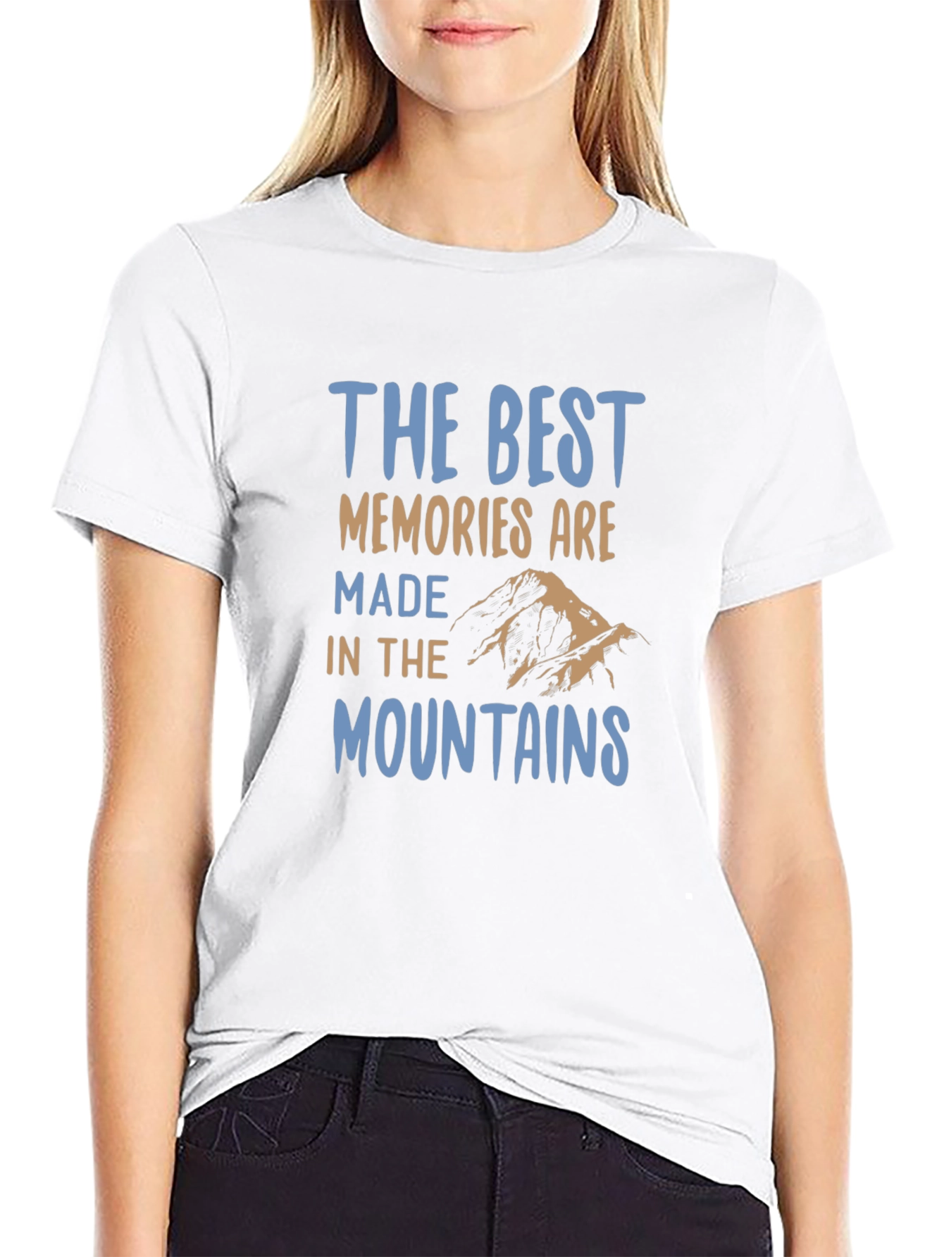 Mountains Memories Black T-Shirt