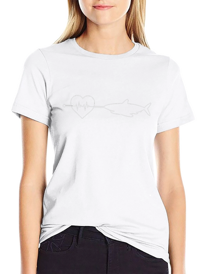 Heartbeat Shark T-Shirt