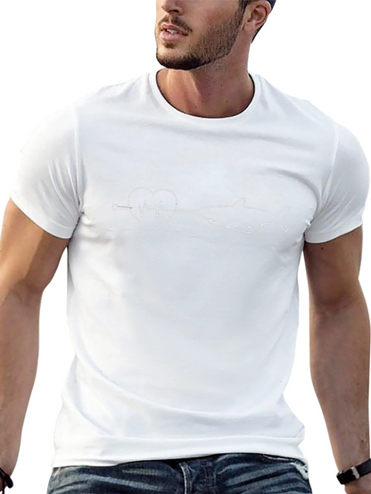 Heartbeat Shark T-Shirt