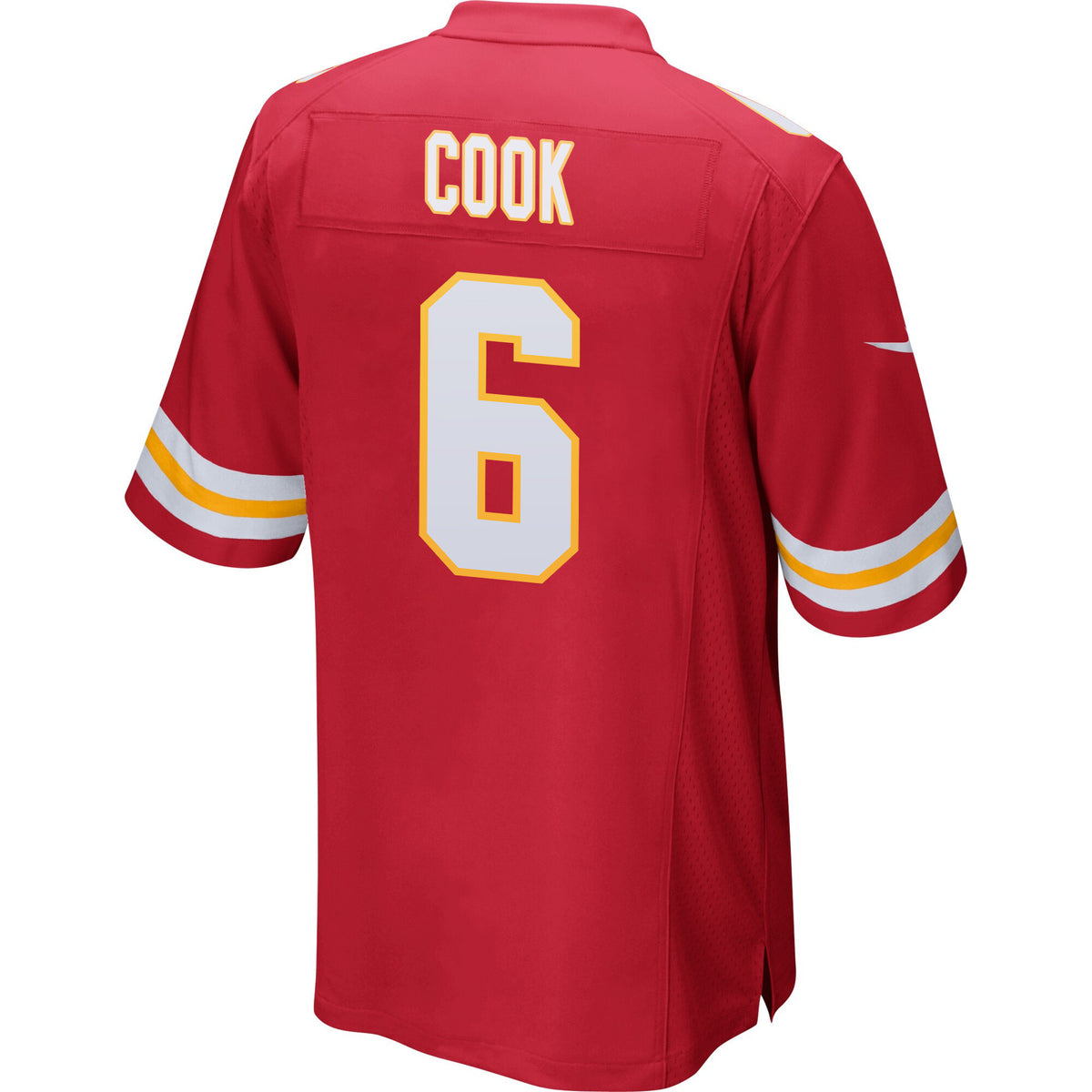 Bryan Cook 6 Kansas City Chiefs AFC Champions Patch Game Men Jersey - Red