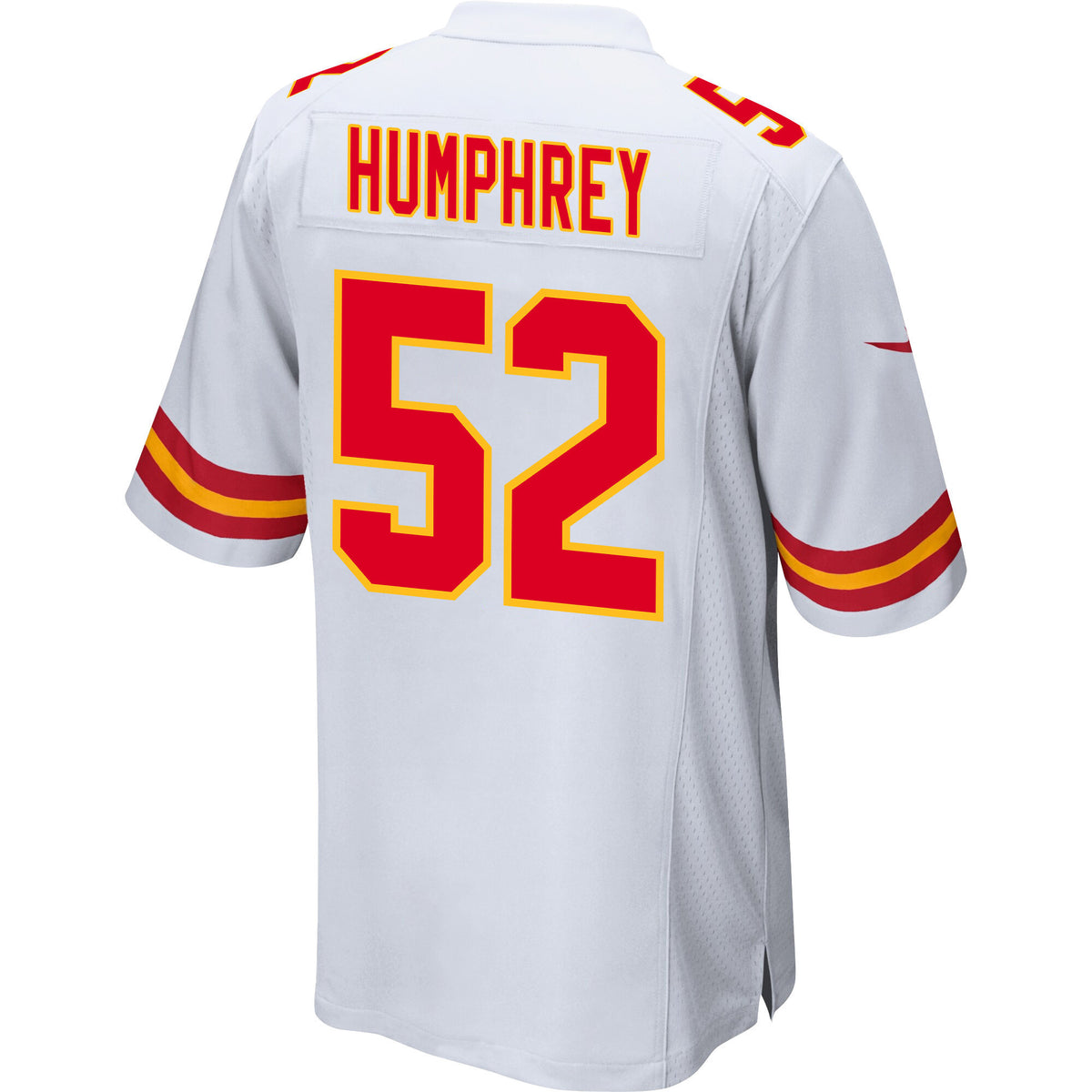 Creed Humphrey 52 Kansas City Chiefs AFC Champions Patch Game Men Jersey - White