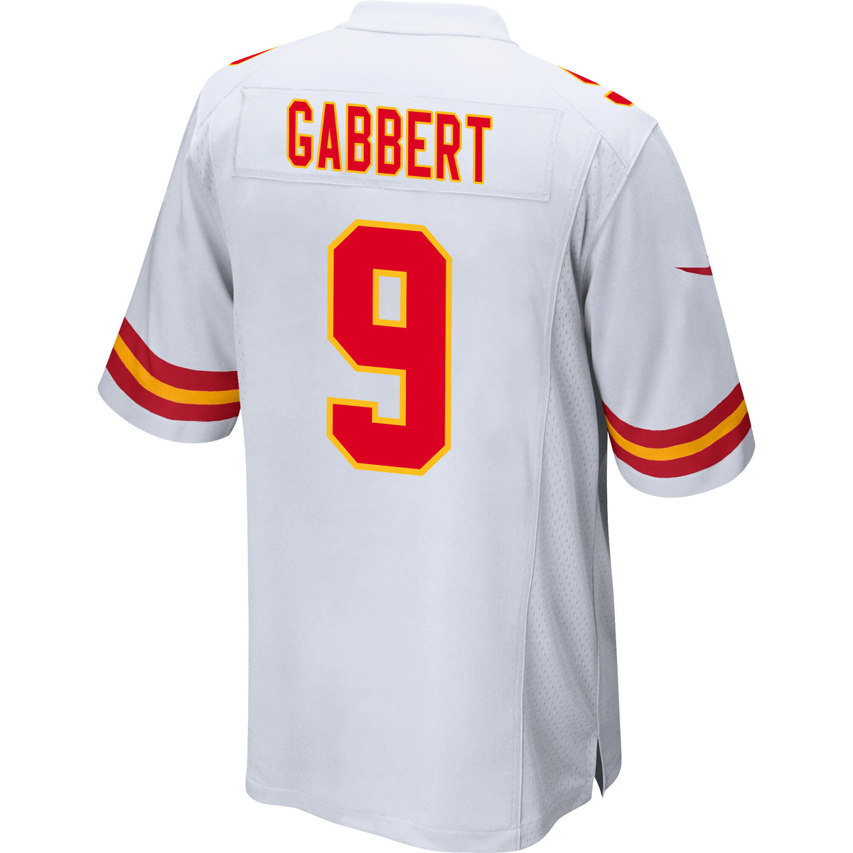 Blaine Gabbert 9 Kansas City Chiefs AFC Champions Patch Game Men Jersey - White