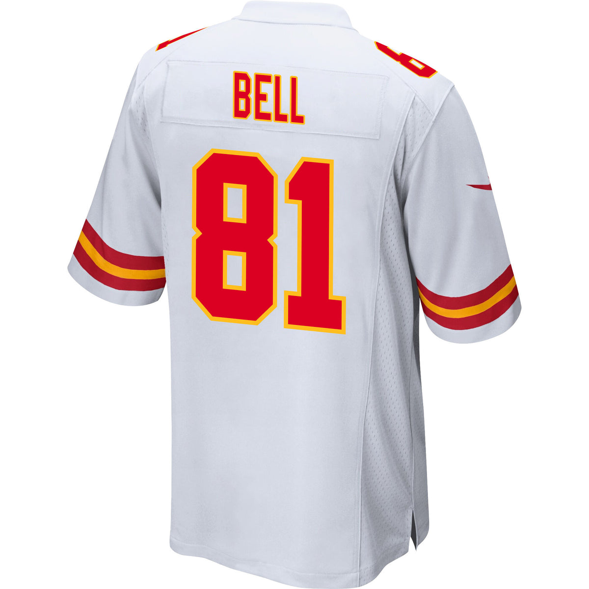 Blake Bell 81 Kansas City Chiefs AFC Champions Patch Game Men Jersey - White