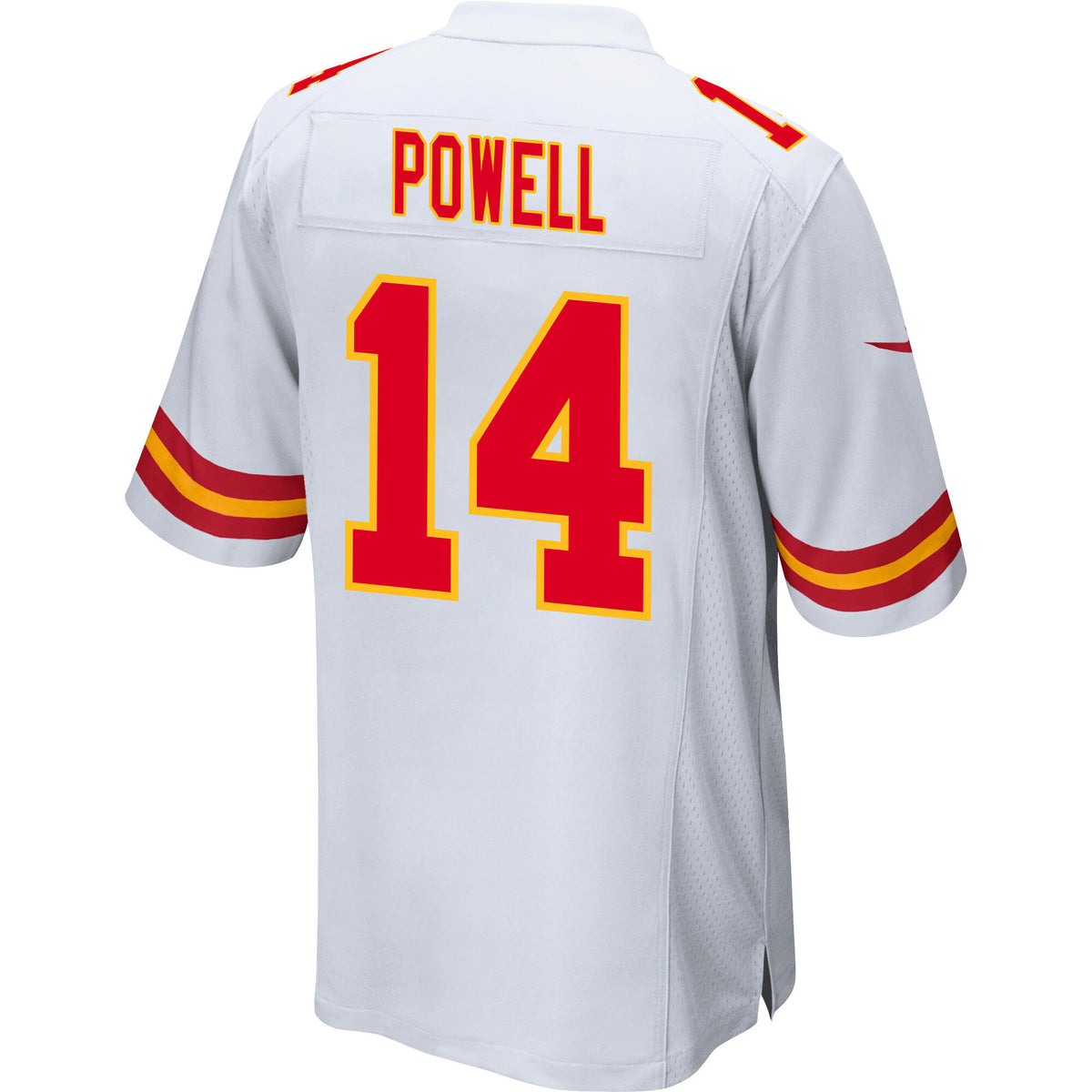 Cornell Powell 14 Kansas City Chiefs AFC Champions Patch Game Men Jersey - White