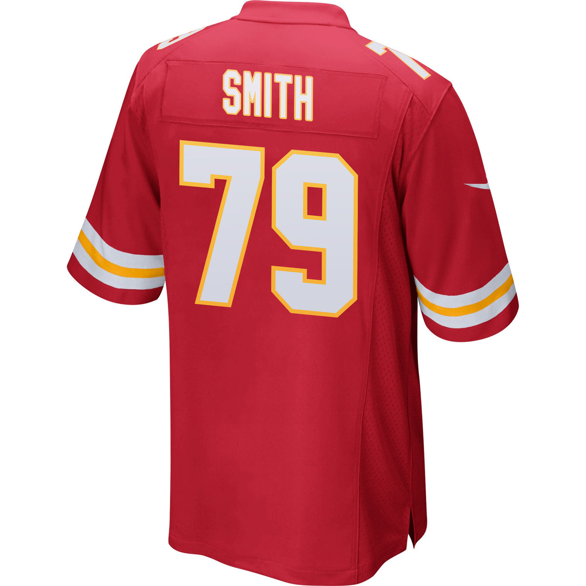 Donovan Smith 79 Kansas City Chiefs AFC Champions Patch Game Men Jersey - Red