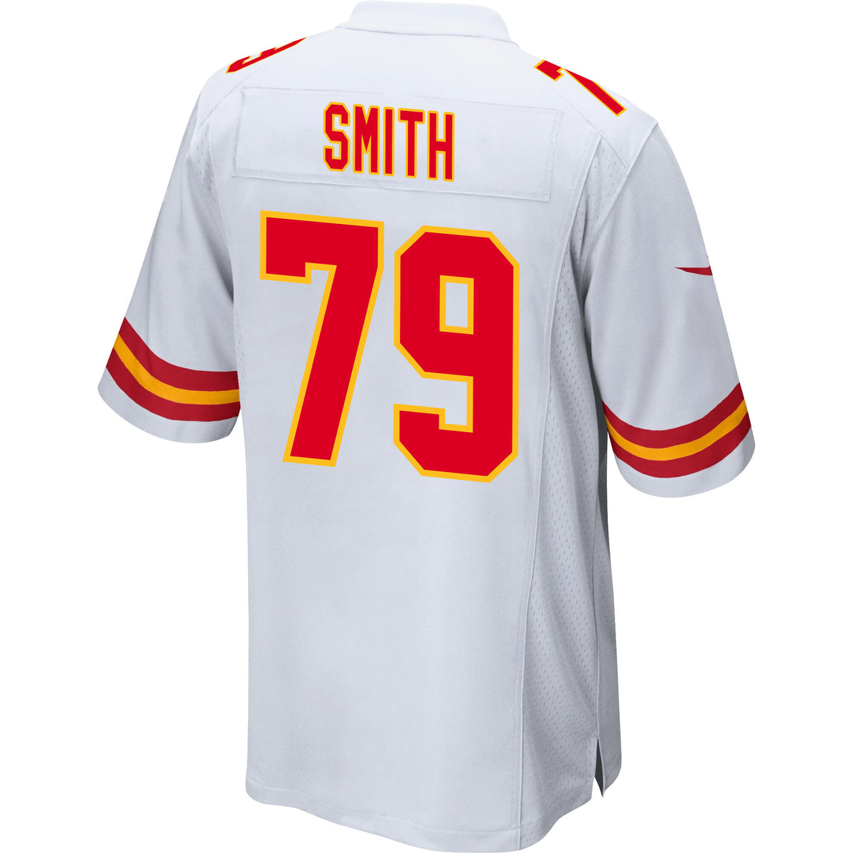 Donovan Smith 79 Kansas City Chiefs AFC Champions Patch Game Men Jersey - White
