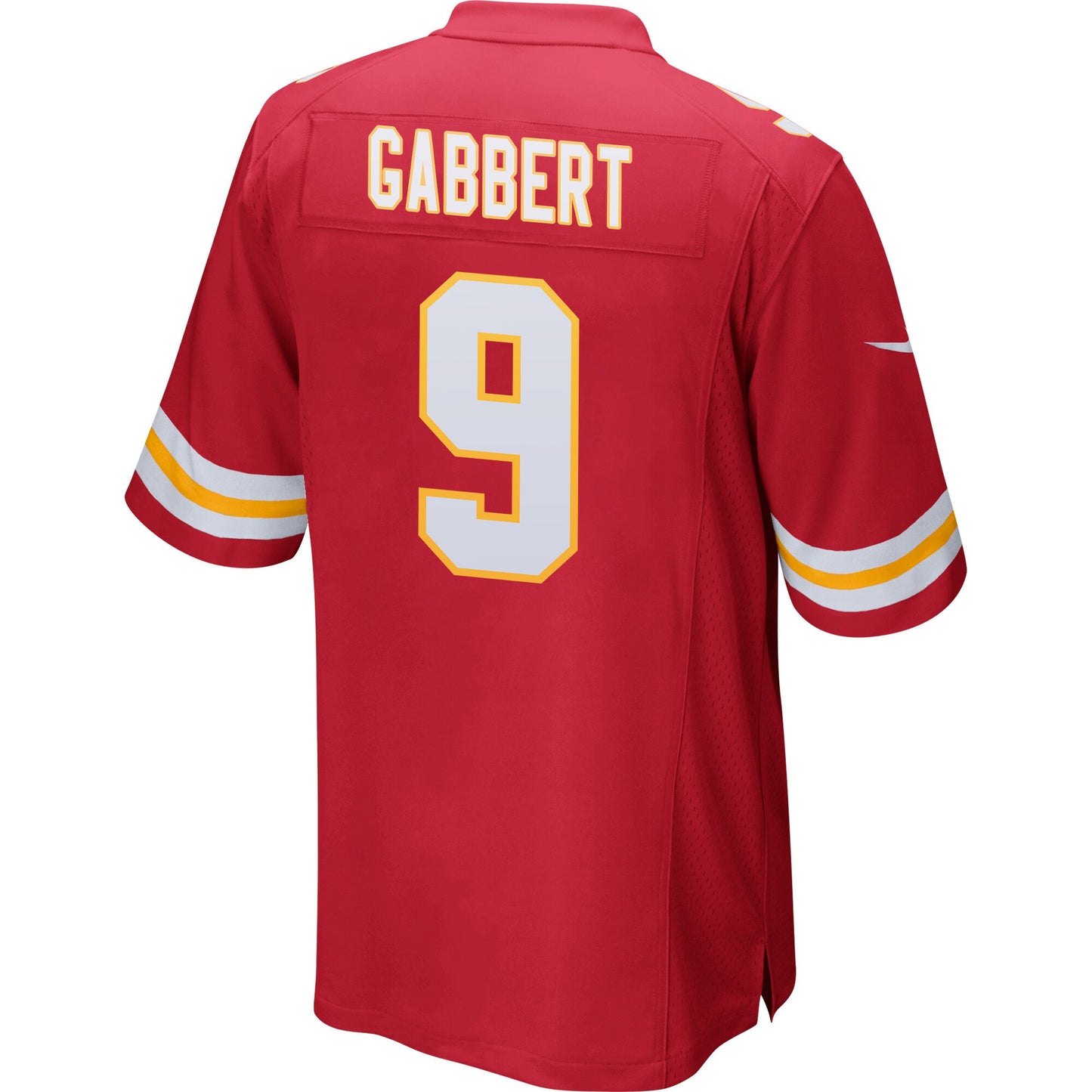 Blaine Gabbert 9 Kansas City Chiefs AFC Champions Patch Game Men Jersey - Red