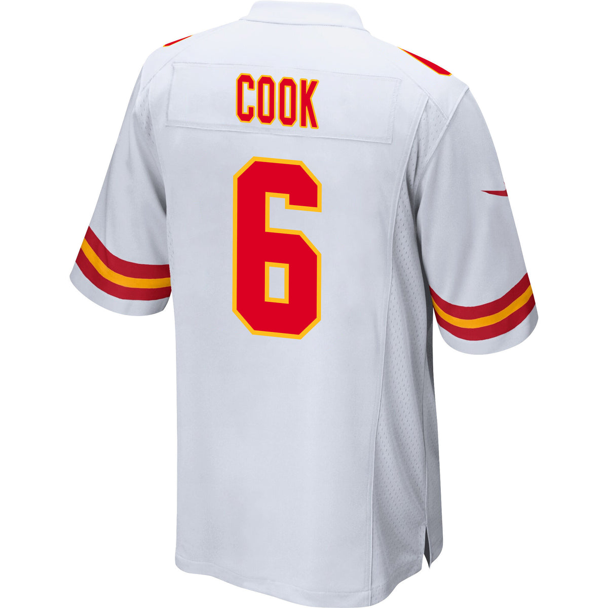 Bryan Cook 6 Kansas City Chiefs AFC Champions Patch Game Men Jersey - White
