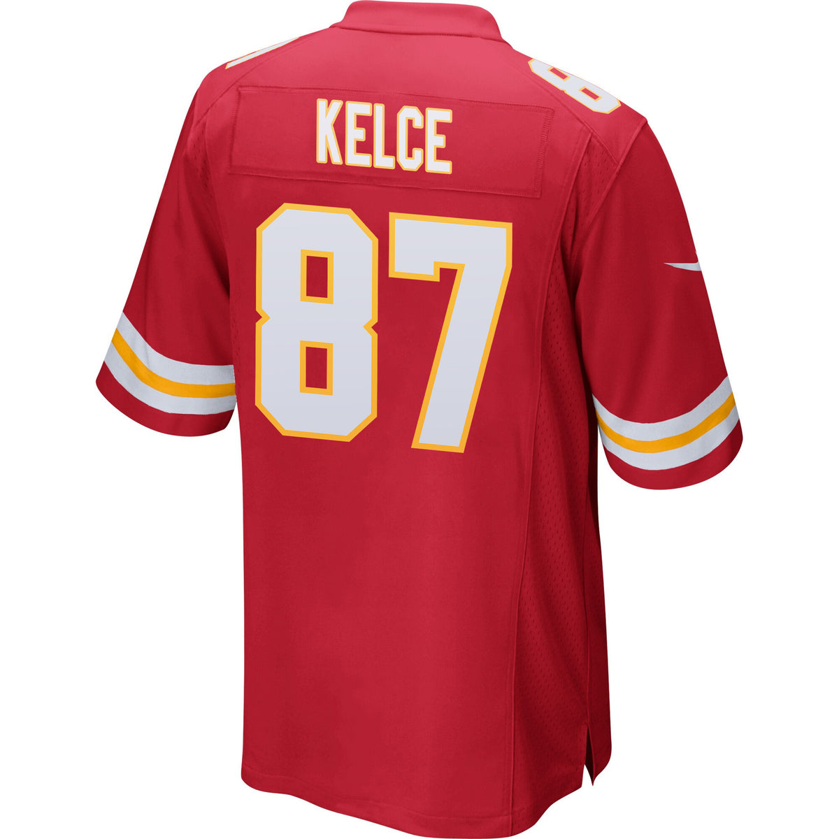 Travis Kelce 87 Kansas City Chiefs AFC Champions Patch Game Men Jersey - Red
