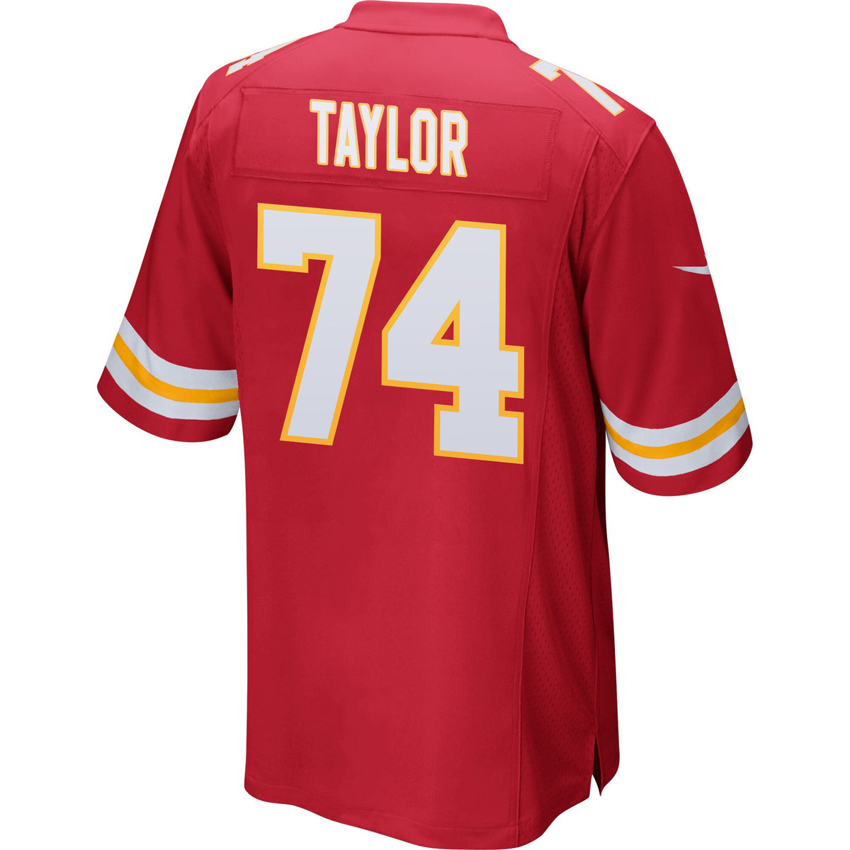 Jawaan Taylor 74 Kansas City Chiefs AFC Champions Patch Game Men Jersey - Red