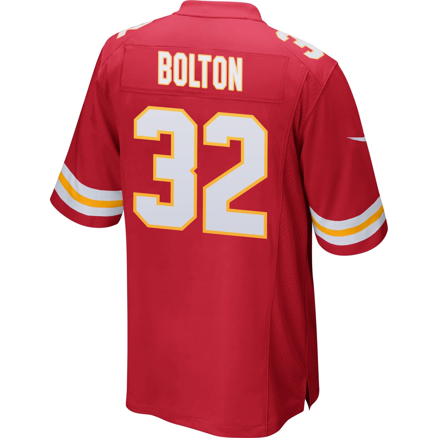Nick Bolton 32 Kansas City Chiefs AFC Champions Patch Game Men Jersey - Red