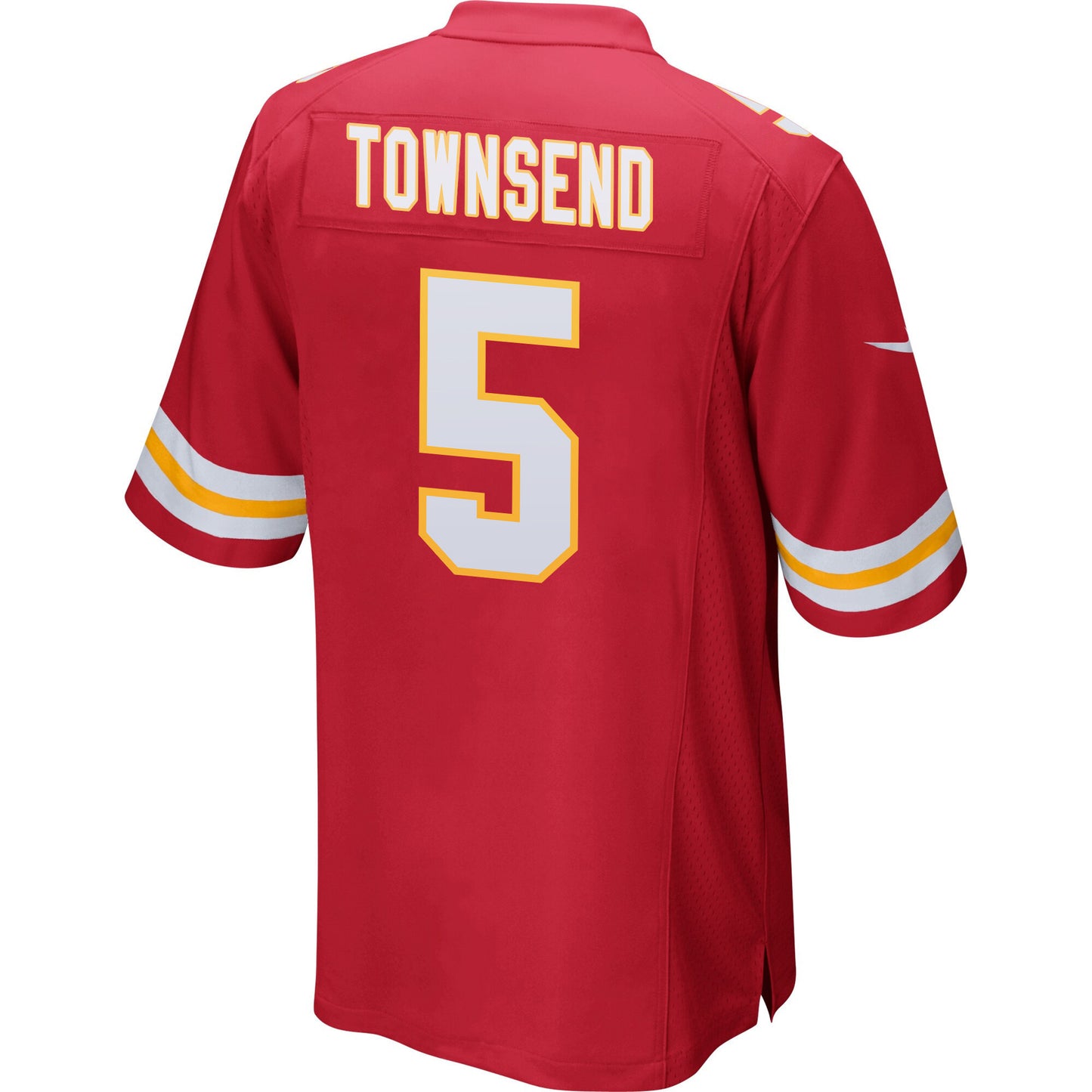 Tommy Townsend 5 Kansas City Chiefs AFC Champions Patch Game Men Jersey - Red