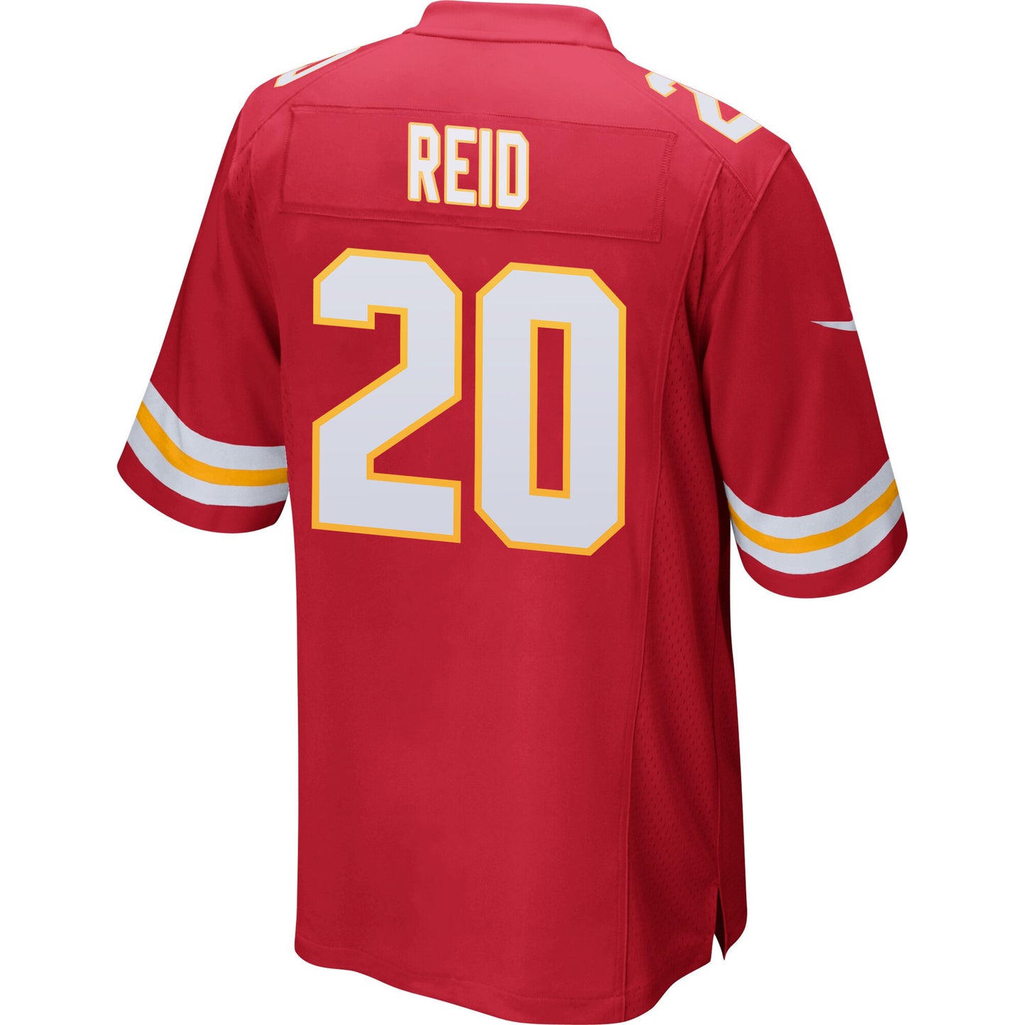 Justin Reid 20 Kansas City Chiefs AFC Champions Patch Game Men Jersey - Red
