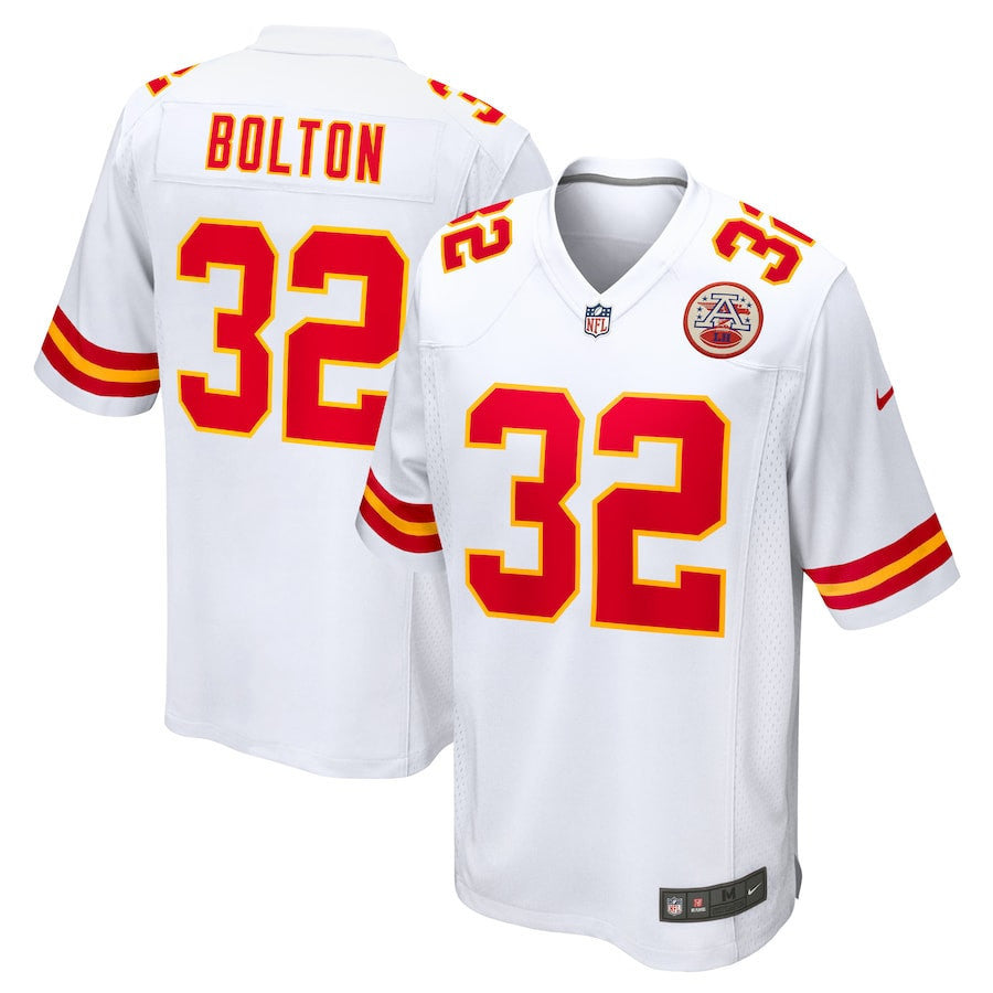Nick Bolton 32 Kansas City Chiefs Game Jersey - Men Jersey, White