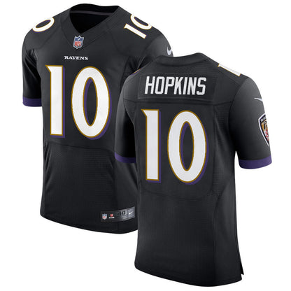 DeAndre Hopkins 10 Baltimore Ravens Elite Jersey - Black, Men Jersey