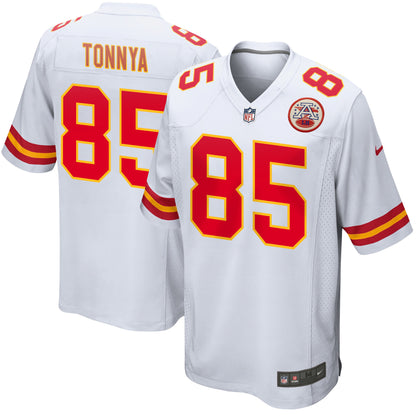 Robert Tonnya 85 Kansas City Chiefs Game Jersey - White, Men Jersey