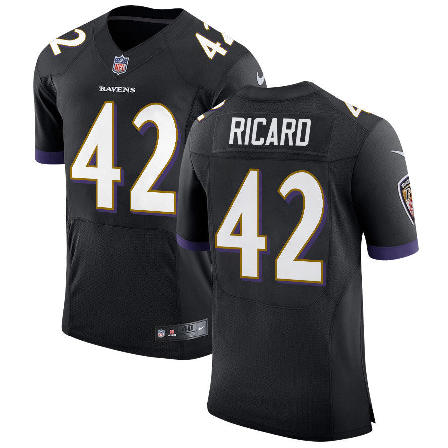 Patrick Ricard 42 Baltimore Ravens Elite Jersey - Black, Men Jersey
