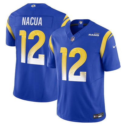 Puka Nacua 12 Los Angeles Rams Vapor F.U.S.E. Limited Player Jersey - Royal Men Jersey