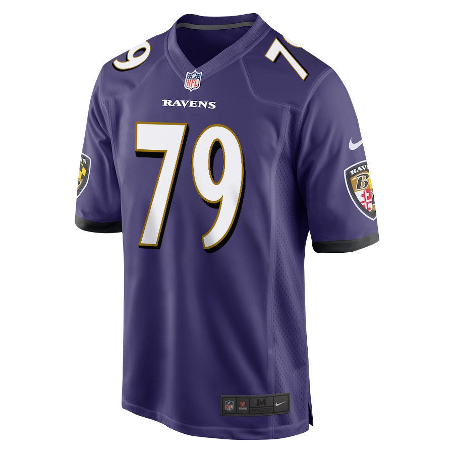 Ronnie Stanley 79 Baltimore Ravens Game Jersey - Purple, Men Jersey