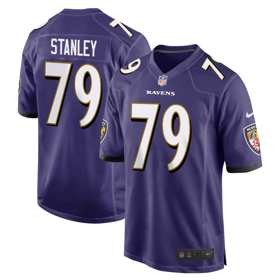 Ronnie Stanley 79 Baltimore Ravens Game Jersey - Purple, Men Jersey