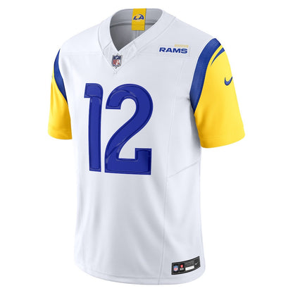 Puka Nacua 12 Los Angeles Rams Vapor F.U.S.E. Limited Player Jersey - White, Men Jersey