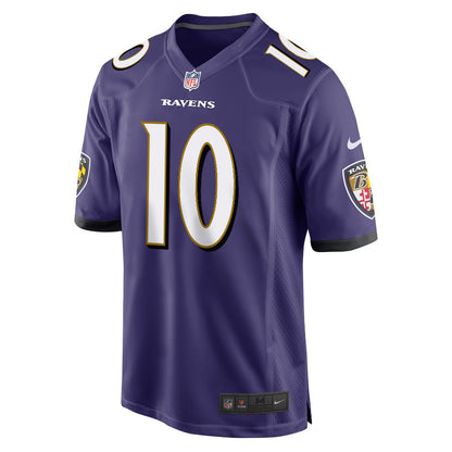 DeAndre Hopkins 10 Baltimore Ravens Game Jersey - Purple, Men Jersey
