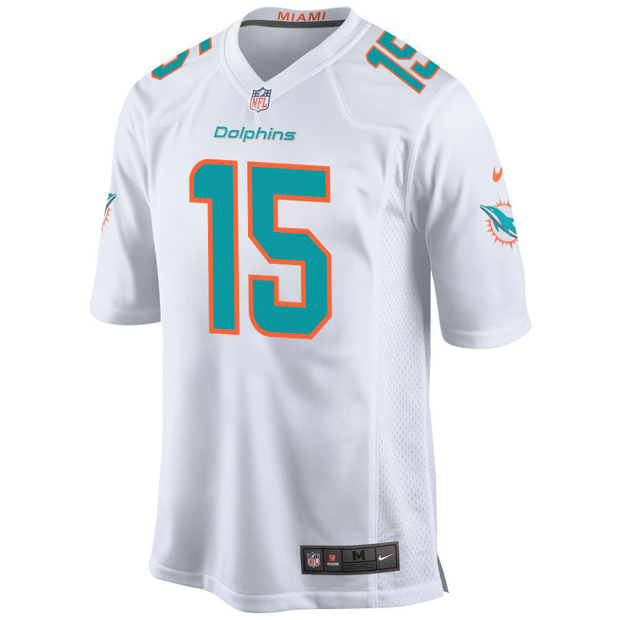 Nick Westbrook-Ikhine 15 Miami Dolphins Game Jersey - White, Men Jersey