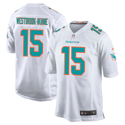 Nick Westbrook-Ikhine 15 Miami Dolphins Game Jersey - White, Men Jersey