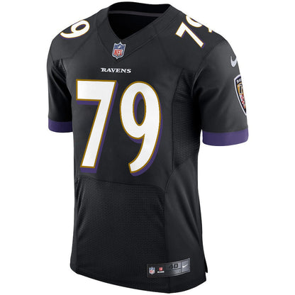 Ronnie Stanley 79 Baltimore Ravens Elite Jersey - Black, Men Jersey