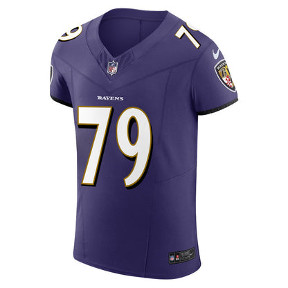 Ronnie Stanley 79 Baltimore Ravens Vapor F.U.S.E. Elite Jersey - Purple, Men Jersey