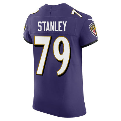 Ronnie Stanley 79 Baltimore Ravens Vapor F.U.S.E. Elite Jersey - Purple, Men Jersey
