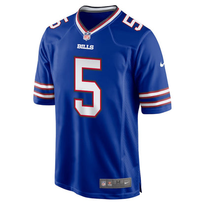 Josh Palmer 5 Buffalo Bills Game Jersey - Royal, Men Jersey