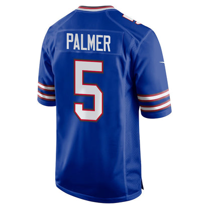 Josh Palmer 5 Buffalo Bills Game Jersey - Royal, Men Jersey