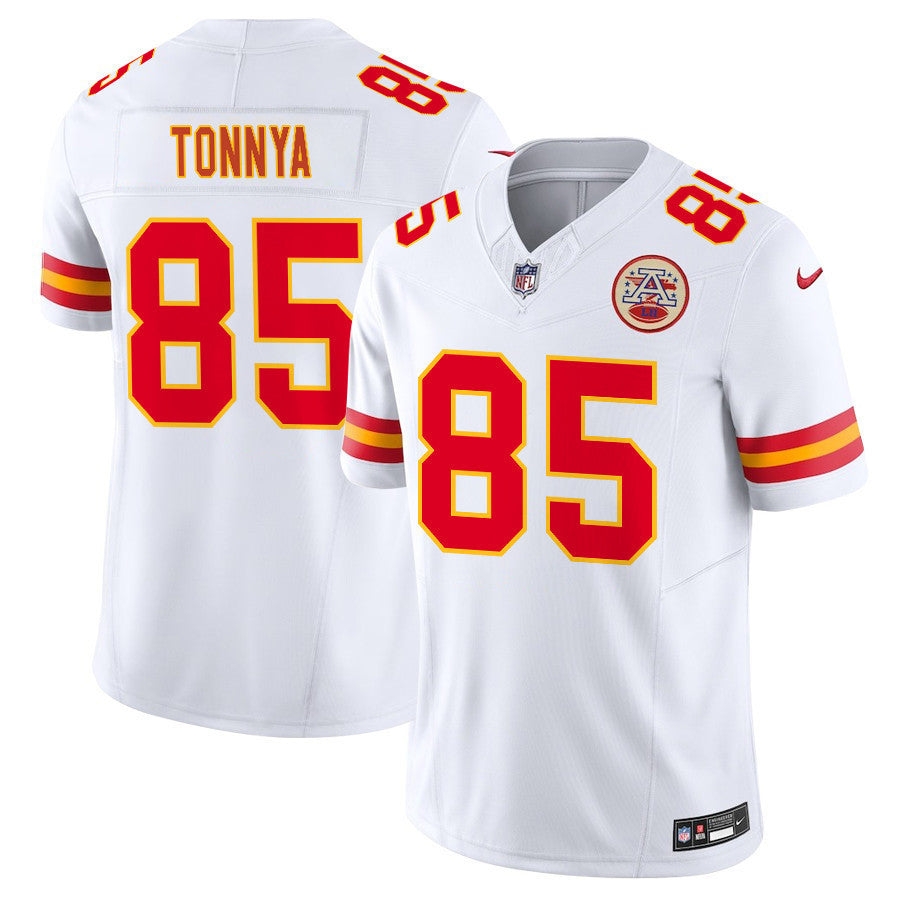 Robert Tonnya 85 Kansas City Chiefs Vapor F.U.S.E. Limited Jersey - White, Men Jersey