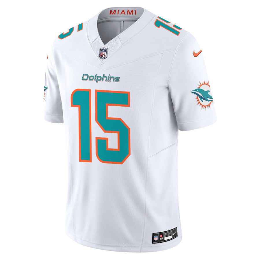 Nick Westbrook-Ikhine 15 Miami Dolphins Vapor F.U.S.E. Limited Jersey - White, Men Jersey