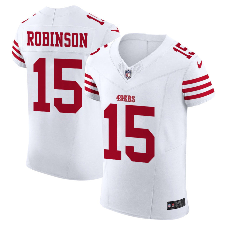 Demarcus Robinson 15 San Francisco 49ers Vapor F.U.S.E. Elite Jersey - White