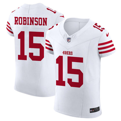 Demarcus Robinson 15 San Francisco 49ers Vapor F.U.S.E. Elite Jersey - White