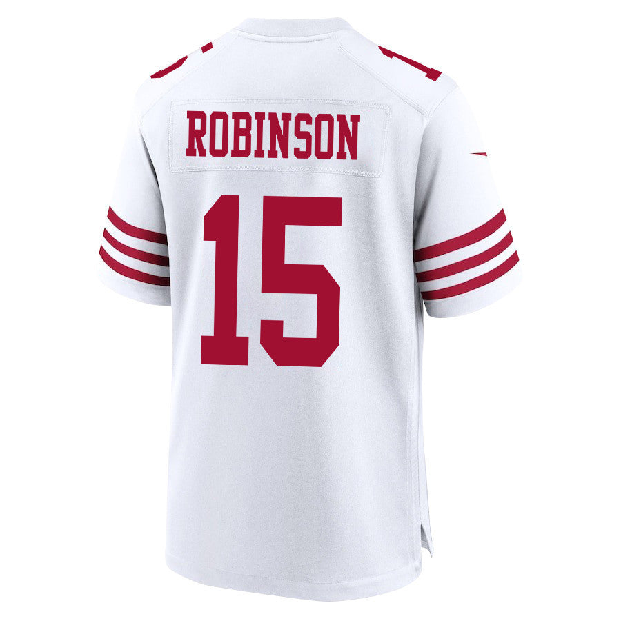 Demarcus Robinson 15 San Francisco 49ers Game Jersey - White, Men Jersey