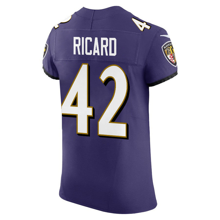 Patrick Ricard 42 Baltimore Ravens Vapor F.U.S.E. Elite Jersey - Purple, Men Jersey