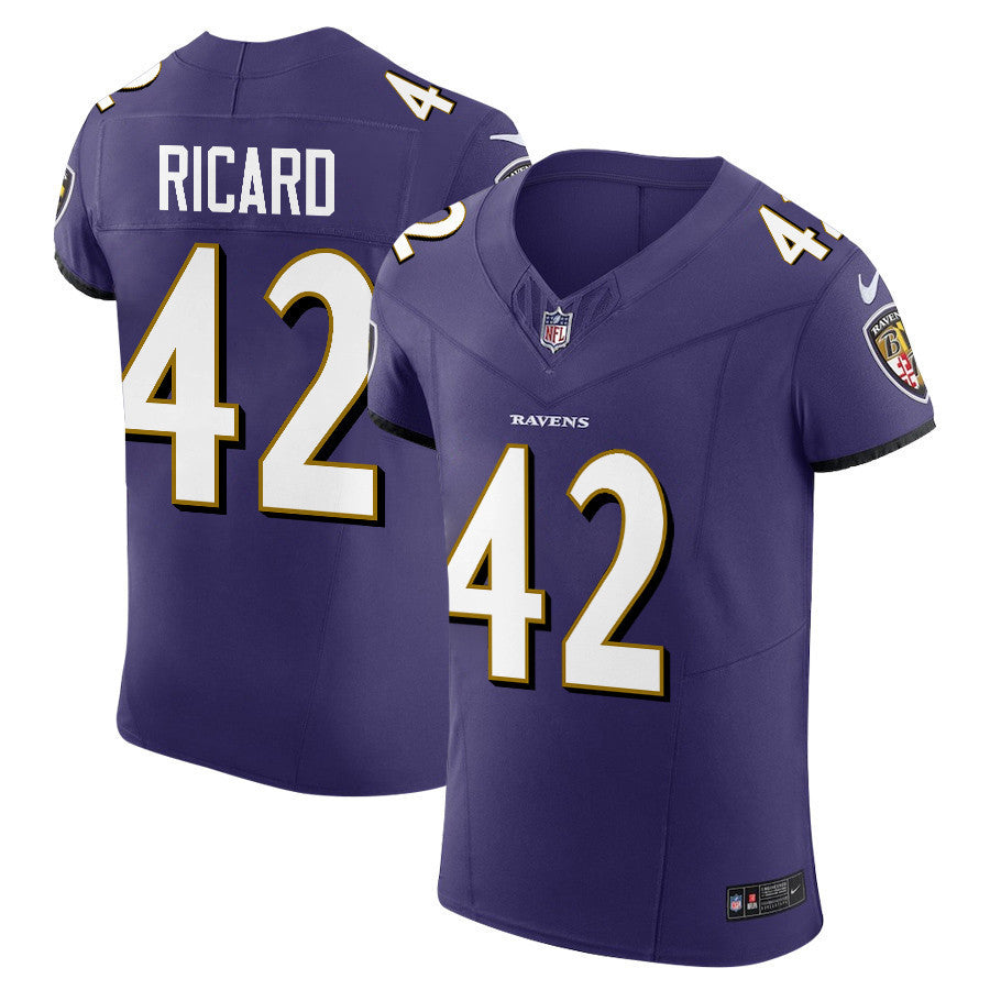 Patrick Ricard 42 Baltimore Ravens Vapor F.U.S.E. Elite Jersey - Purple, Men Jersey