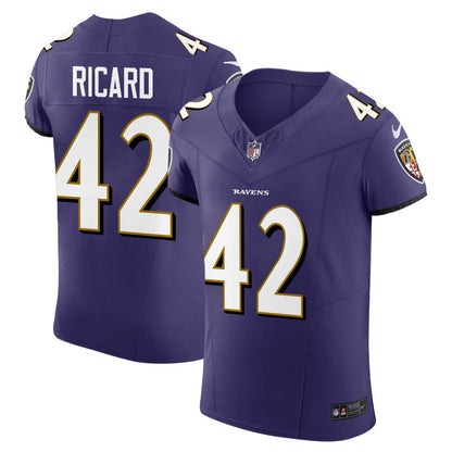 Patrick Ricard 42 Baltimore Ravens Vapor F.U.S.E. Elite Jersey - Purple, Men Jersey
