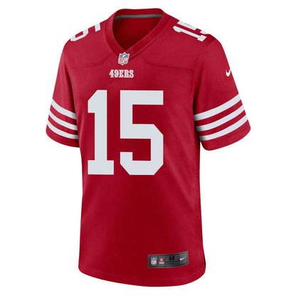 Demarcus Robinson 15 San Francisco 49ers Game Jersey - Scarlet, Men Jersey